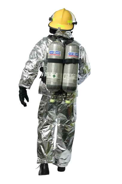 CENTURION BREATHING APPARATUS WITH TWIN CYLINDER